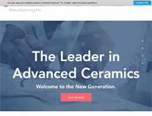Tablet Screenshot of fmmceramics.com